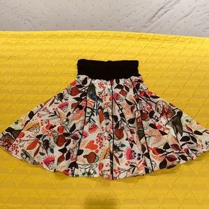 Eva Franco Circle Bird Skirt from Anthropologie